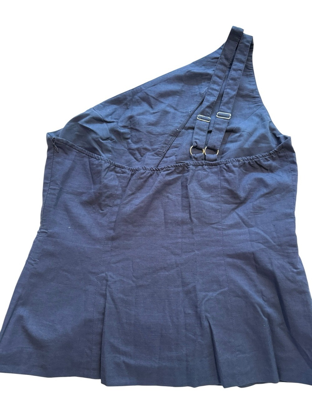 Commense SET Cotton Linen One Shoulder Top & Shorts Set - Picture 6 of 10